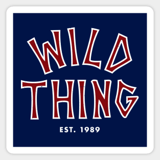 Wild Thing - Est. 1989 vintage logo Sticker